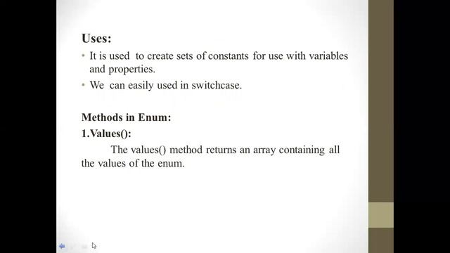 Enum in java смотреть онлайн