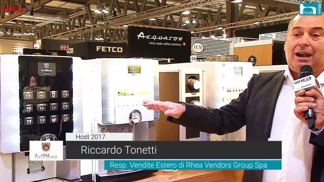 HORECATV.IT HOST 2017 Fabio Russo intervista Riccardo Tonetti di Rhea Vendors SpA смотреть онлайн
