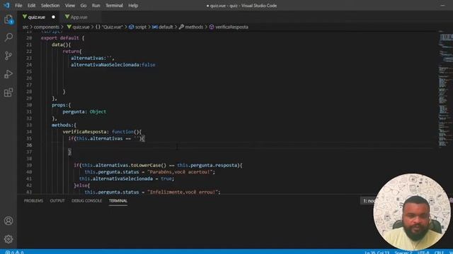 Perguntas e Repostas com Vue Js - Validando dados com a diretiva v-show Vue Js смотреть онлайн