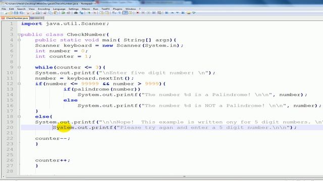 Writing Methods and Determining Palindromes in Java смотреть онлайн