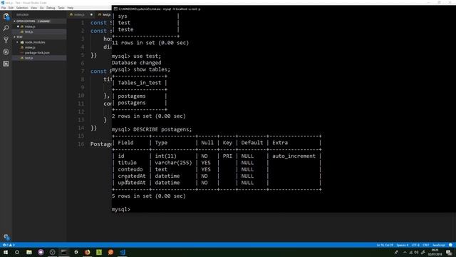Curso de Node.js - Models no Sequelize #18 смотреть онлайн