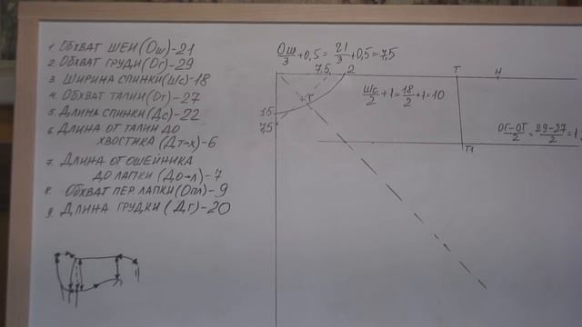 Как сделать выкройку одежды для маленькой собачки своими руками.Выкройка на канале "Дела домашние" смотреть онлайн