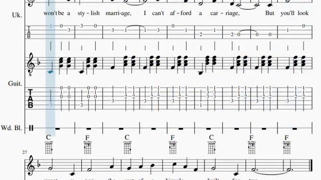 Daisy bell a bicycle built for two (Guitar Accompaniment) смотреть онлайн
