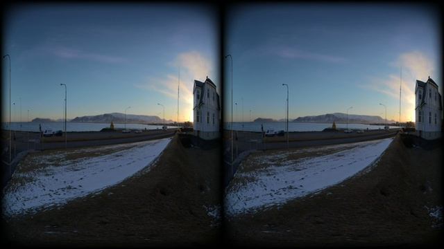 Sunrise in Reykjavík, Iceland (Teigur & North Coast) - 5.7k VR180 смотреть онлайн