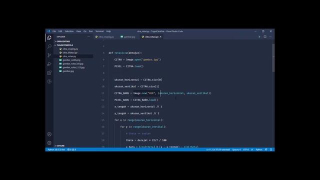 Pengolahan Citra : Rotasi, Kroping dan Perbesaran Citra RGB dengan Python #ImageProcessing смотреть онлайн