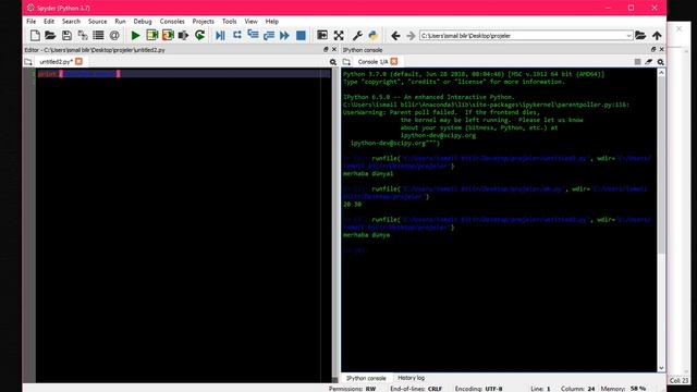 PYTHON DERS #1.2 ANACONDA SPYDER KURULUMU VE TANITIMI(SPYDER) смотреть онлайн