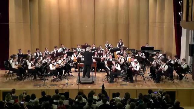 1) В. Андреев - Марш, 2) Н. Будашкин - Лирическая сюита, часть IV ОРНИ ДМШ им Гайдна. смотреть онлайн