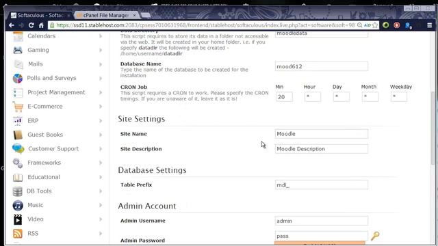 Web hosting basics: cPanel + Softaculous = Easy Moodle install смотреть онлайн