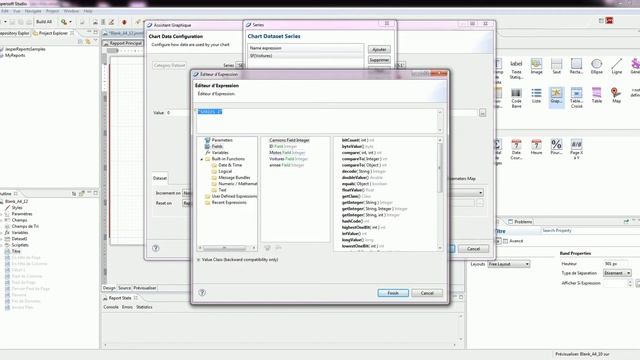 tutorial java (Jasper Report) : Graphique Les courbes смотреть онлайн