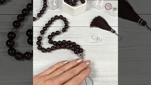 Мастер - класс "Собираем четки с бусинами натурального граната" смотреть онлайн