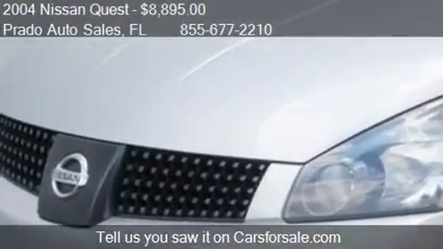 2004 Nissan Quest 3.5 S for sale in Miami, FL 33144 at the P смотреть онлайн