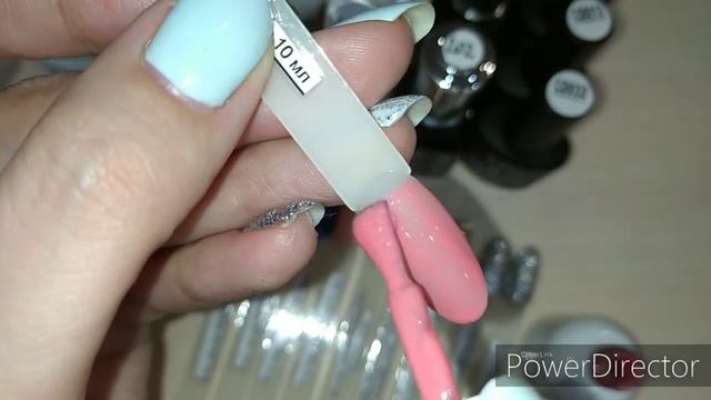 Выкраска гель лаков и тестирование базы Утюжок. смотреть онлайн