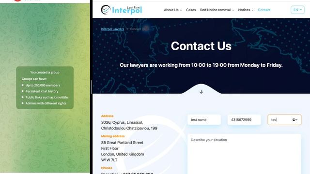 Wordpress site with feedback form that sends messages to a telegram chat through a bot смотреть онлайн