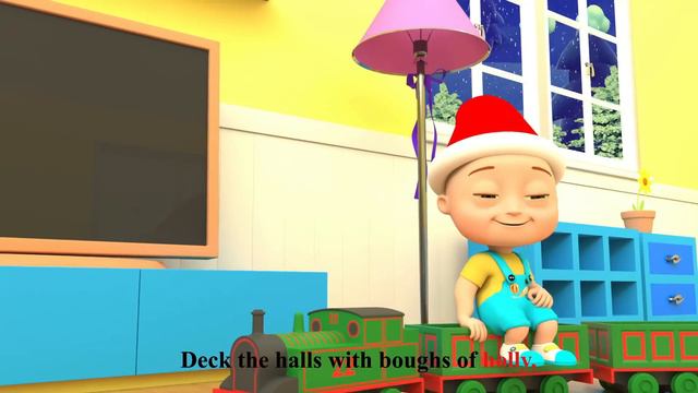 Christmas Songs for Kids, Jingle Bells, Deck The Halls + More Children Music & Cartoons смотреть онлайн