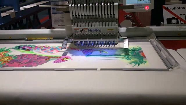 №15 Вышивка на вышивальной машине HCD2X-1501-40