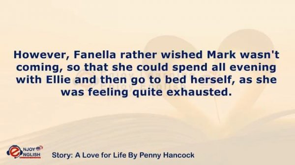 A Love for Life By Penny Hancock level 5 (B2+)