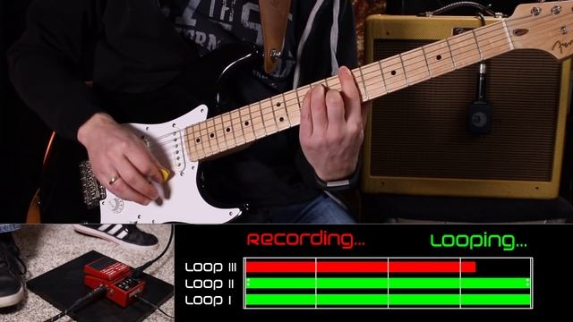 Loop Station Tutorial - HowToLoop #2: Overdub And Undo With Boss RC-3