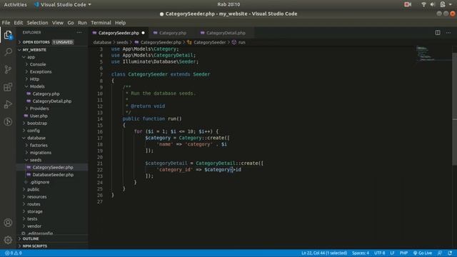 Laravel - Seeder #8 смотреть онлайн