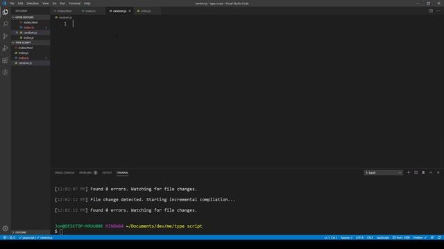 TypeScript: Install and Compiler Setup for Beginners смотреть онлайн