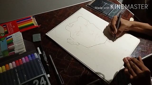 SKETCHING LIKE A PRO ARTIST | MR.FANTASTIC | REED RICHARDS | SKETCH смотреть онлайн