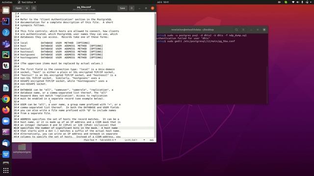 Resolving postgres peer authentication error смотреть онлайн
