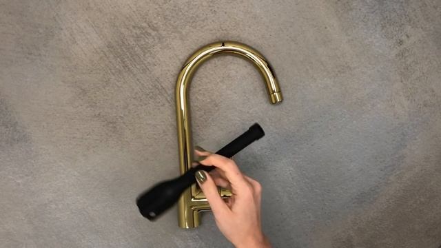 Смеситель для кухни Paini Cox, цвет золотой смотреть онлайн