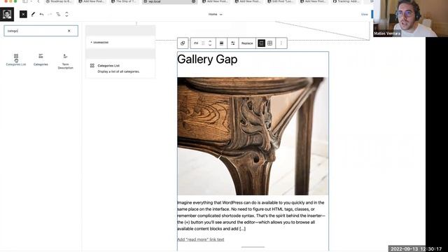 WordPress 6.1 Product Walk-Through смотреть онлайн