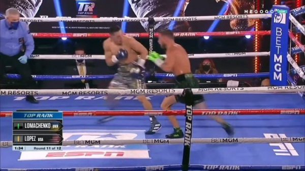 Ломаченко- Лопес   Поражение Ломаченко