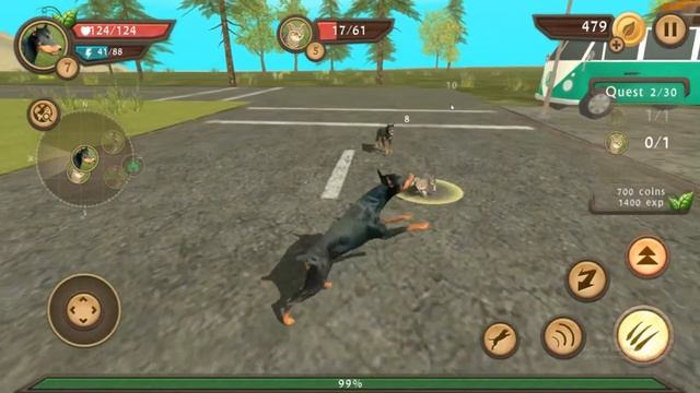 Dog Sim Online Part - 2 By Turbo Rocket Games