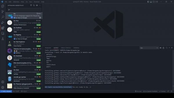 Go Installation, VS Code Configuration, Simple Program | Golang 101 Tutorial