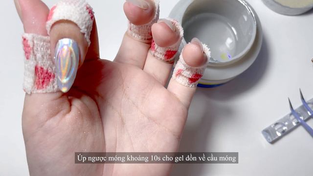 Cùng Mình Làm Nail Aurora Đón Giáng Sinh Nha ☃️┃CHRISTMAS AURORA NAILS ❄️┃nail extensions┃selfnail смотреть онлайн