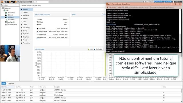 Instalando AdGuard Home (DNS) no Proxmox (Container LXC) com Template Alpine Linux смотреть онлайн