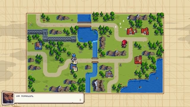 Яркая олдскульная тактика от создателей Starbound ● Wargroove смотреть онлайн