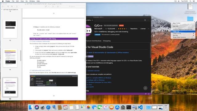 Setting up VSCode and Clang for C++ on macOS смотреть онлайн