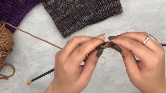 Вязание спицами: лицевые, изнаночные прямые и скрещенные петли смотреть онлайн