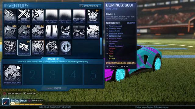 TURBO CRATE OPENING - WE GOT THE ENDO!!! [ROCKET LEAGUE] смотреть онлайн