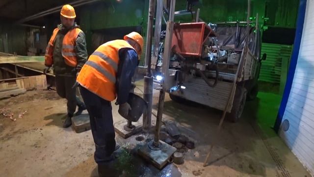 Рабочие будни, пилим бетон в Домодедово смотреть онлайн