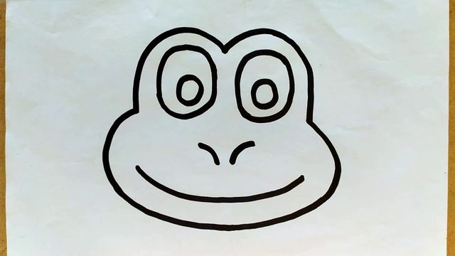 Easy Monkey face drawing। Easy drawing for children। Easy Art।। Kids drawing।। kids art смотреть онлайн