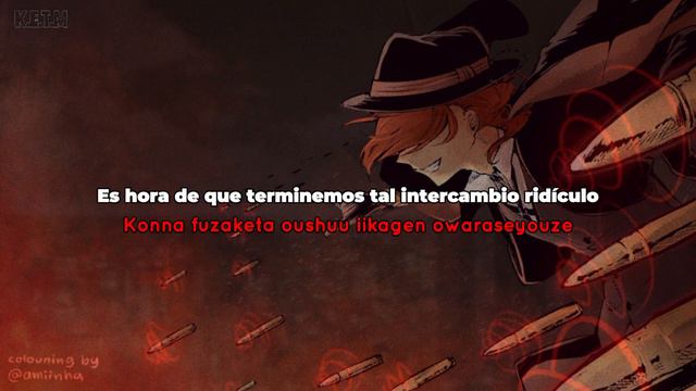 Chuuya Nakahara, Character Song, Darkness My Sorrow, Subtitulada En Español.
