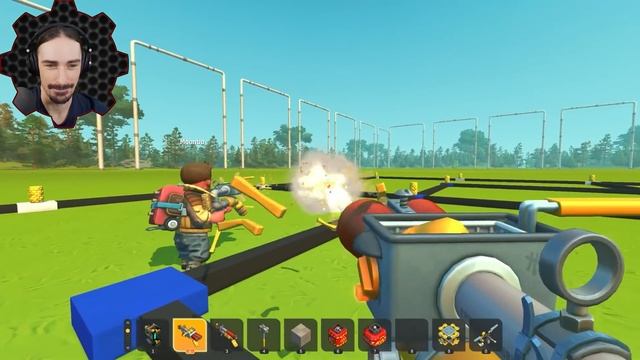 BOMBER PLANES: But COWS are Bombs and CORN is the Target! - Scrap Mechanic Multiplayer Monday смотреть онлайн