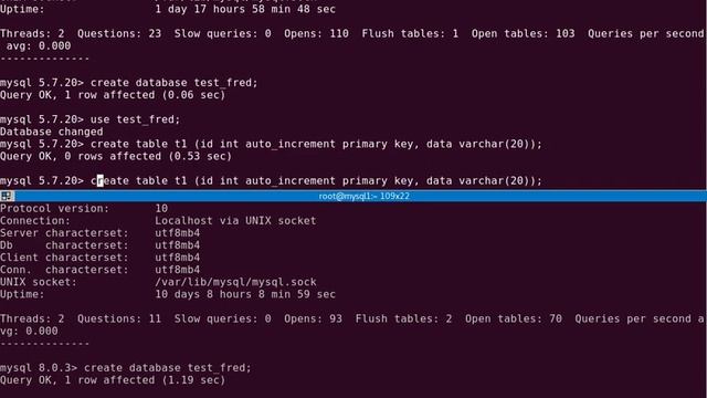 MySQL Atomic DDL difference between 5.7 and 8.0 смотреть онлайн