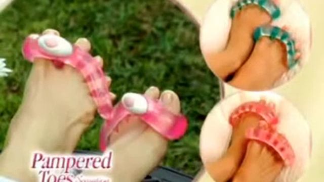 МАССАЖЕР ДЛЯ ПАЛЬЦЕВ НОГ С ВИБРАЦИЕЙ PAMPERED TOES SANSATION 6 ШТУК смотреть онлайн