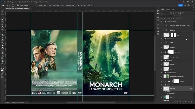 Monarch: Legacy of Monsters DVD Cover Photoshop Edit смотреть онлайн