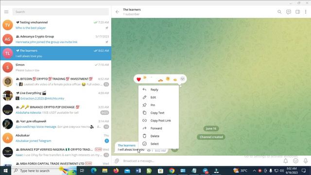 How To Edit Message In Telegram Desktop смотреть онлайн