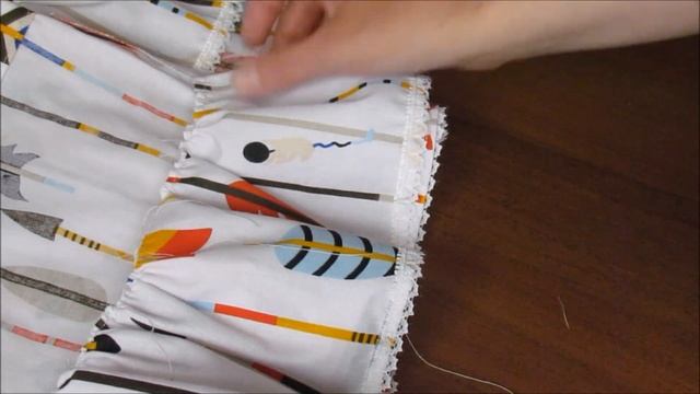 DIY: Юбочка для девочки с оборками. Раскрой и пошив. смотреть онлайн