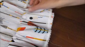 DIY: Юбочка для девочки с оборками. Раскрой и пошив.