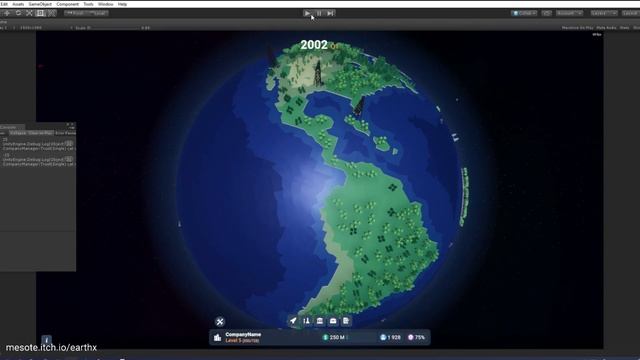 EarthX: Unity Timelapse #1 | Achievements, CEO & Reputation system смотреть онлайн