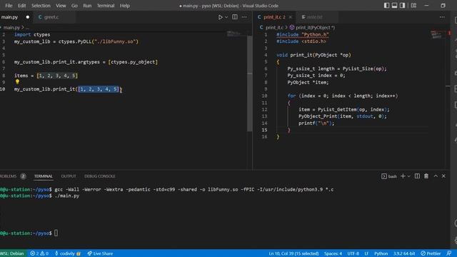 4# Python + C (Lists) смотреть онлайн