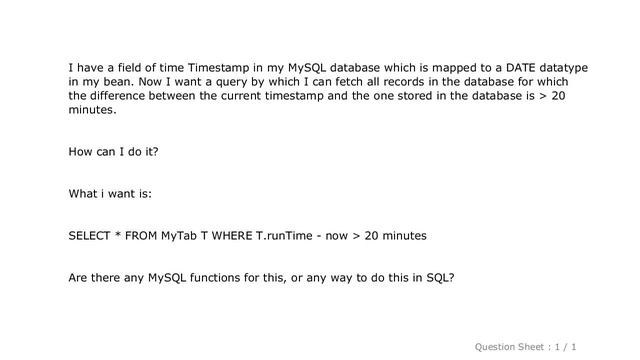 MySQL : Calculating time difference between 2 dates in minutes смотреть онлайн