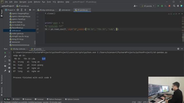 Bài 41: pandas in python - Sắp xếp dữ liệu xuất ra với pandas смотреть онлайн